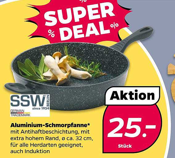 Aluminium-Schmorpfanne*