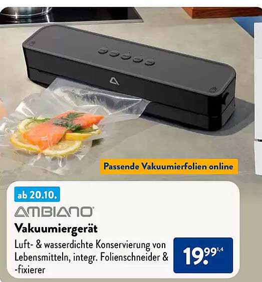 AMBIANO Vakuumiergerät