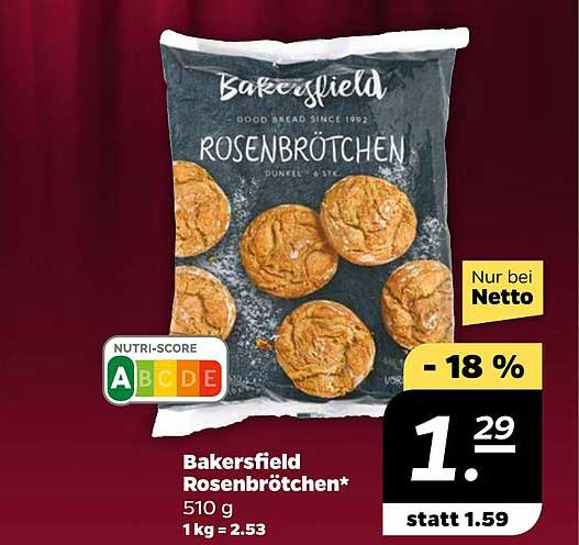 Bakersfield Rosenbrötchen*