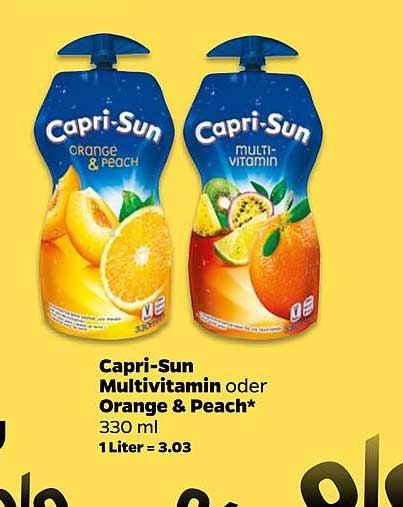 Capri-Sun Multivitamin oder Orange & Peach