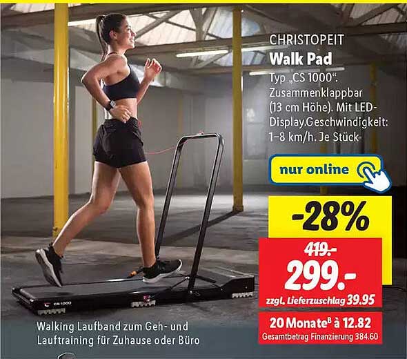 CHRISTOPEIT Walk Pad