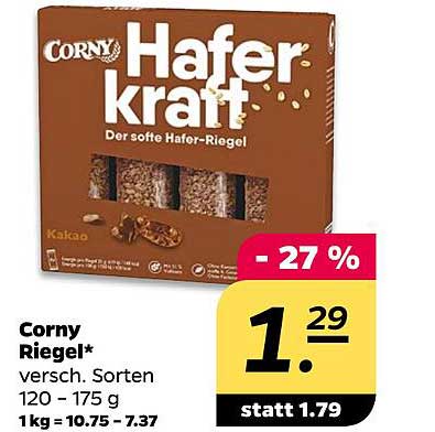 Corny Haferkraft Riegel