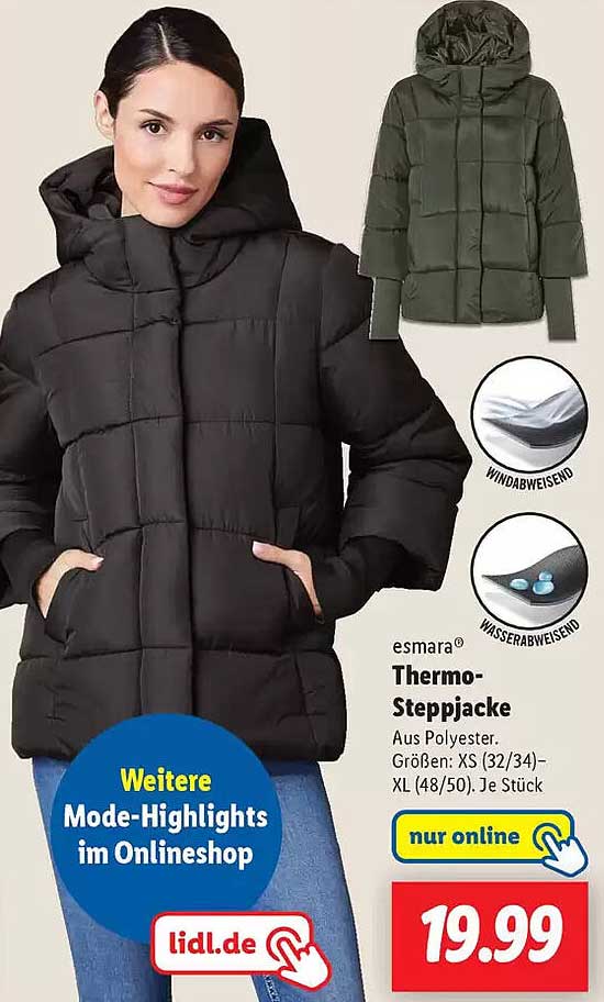 esamara® Thermo-Steppjacke