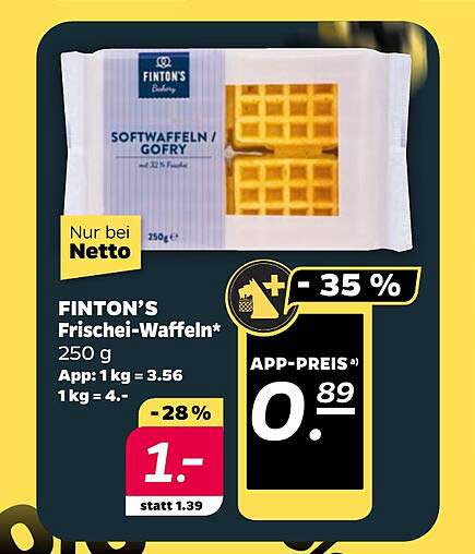 FINTON'S Frischei-Waffeln