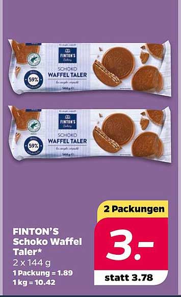 FINTON'S Schoko Waffel Taler*