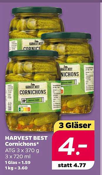 HARVEST BEST Cornichons