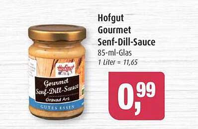 Hofgut Gourmet Senf-Dill-Sauce