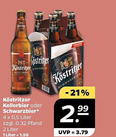 Köstritzer Kellerbier oder Schwarzbier*