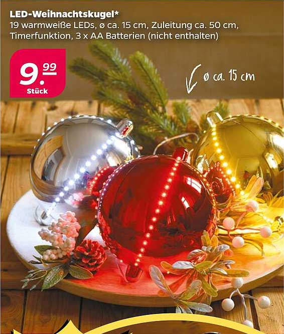 LED-Weihnachtskugel*