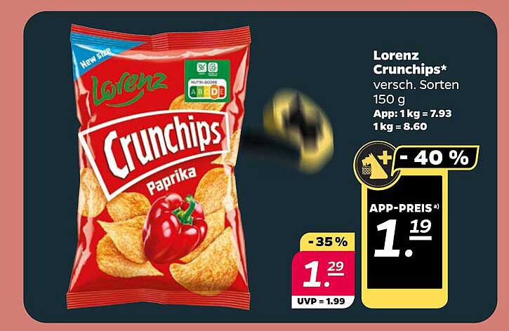 Lorenz Crunchips Paprika