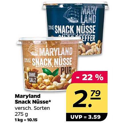 Maryland Snack Nüsse*