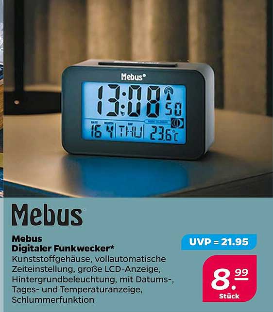 Mebus Digitaler Funkwecker*