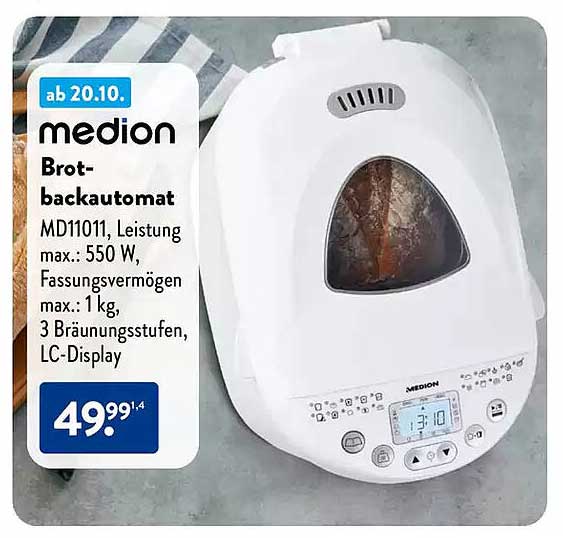 medion Brotbackautomat