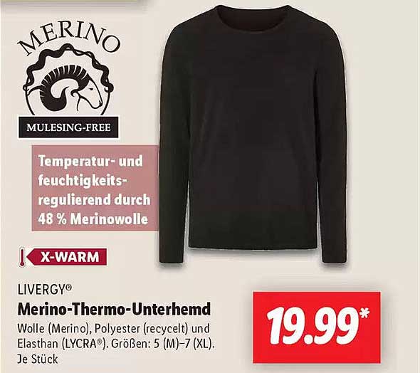 Merino-Thermo-Unterhemd