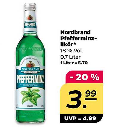 Nordbrand Pfefferminzlikör*