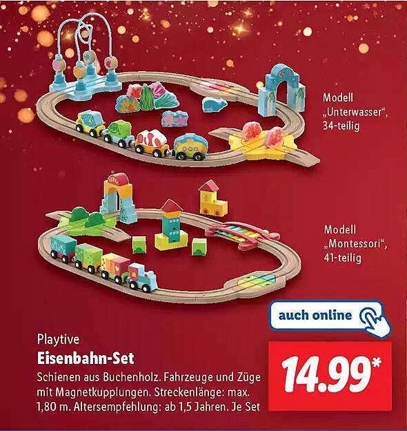 Playtive Eisenbahn-Set