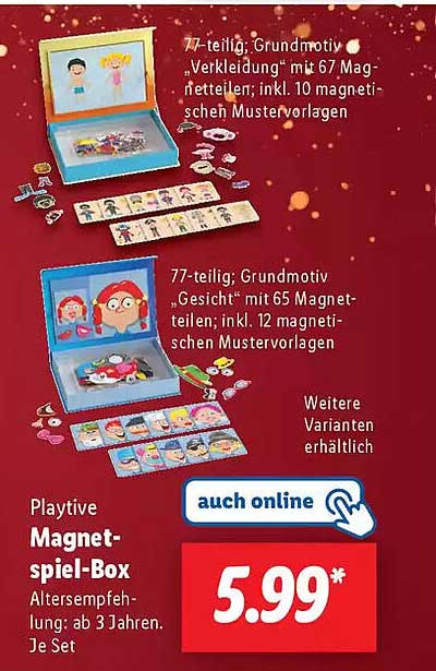 Playtive Magnetspiel-Box