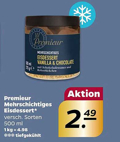 Premieur Mehrschichtiges Eisdessert*