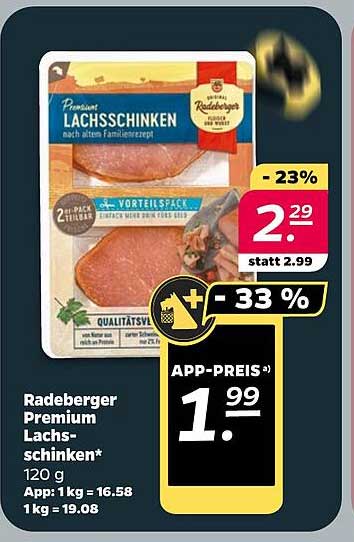 Radeberger Premium Lachsschinken*