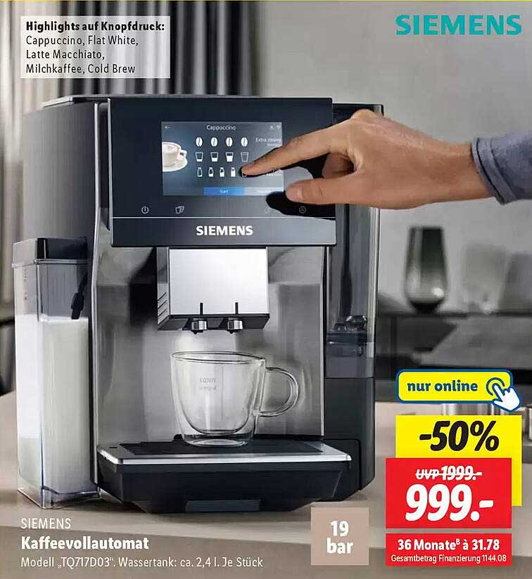 Siemens Kaffeevollautomat