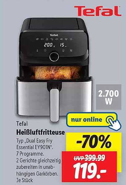 Tefal Heißluftfritteuse