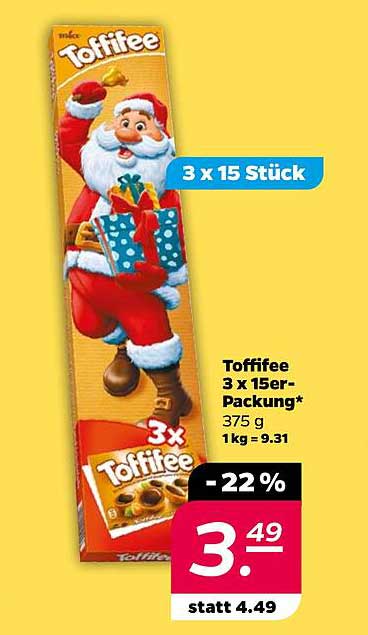 Toffifee 3 x 15er-Packung*