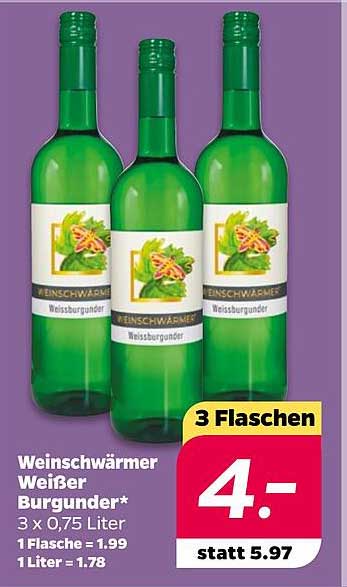 Weinschwärmer Weißer Burgunder*