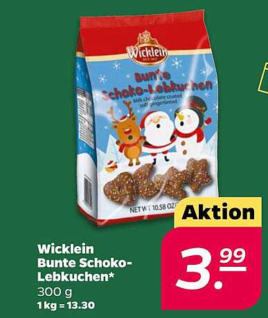 Wicklein Bunte Schoko-Lebkuchen*