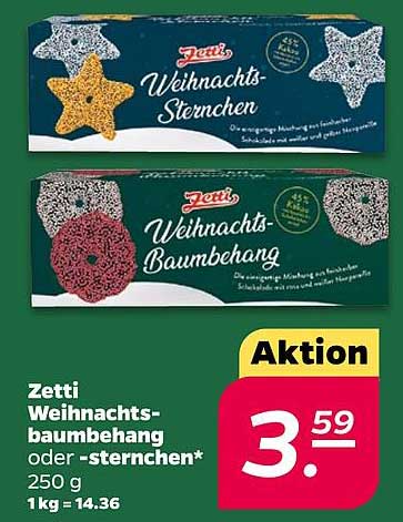 Zetti Weihnachtsbaumbehang oder -sternchen