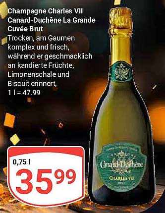 Champagne Charles VII Canard-Duchêne La Grande Cuvée Brut