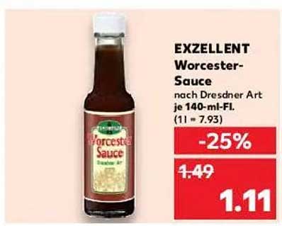 EXZELLENT Worcestersauce