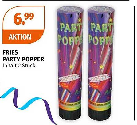 FRIES PARTY POPPER