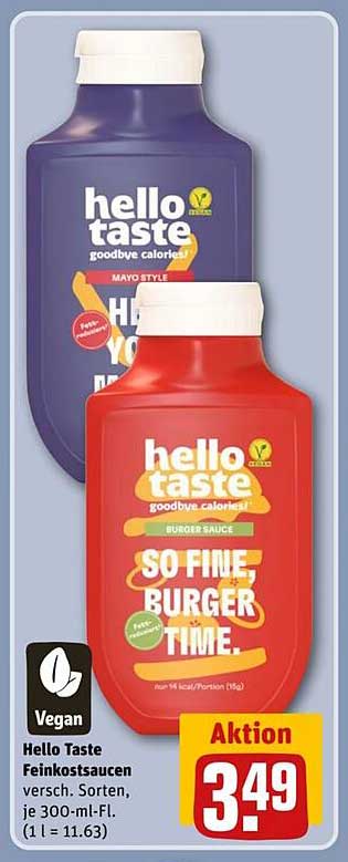 Hello Taste Burger Sauce