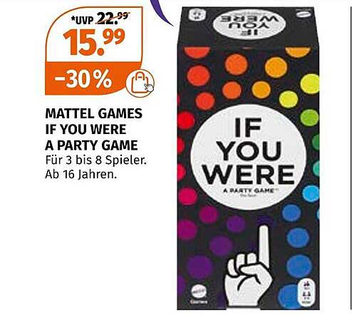 IF YOU WERE A PARTY GAME