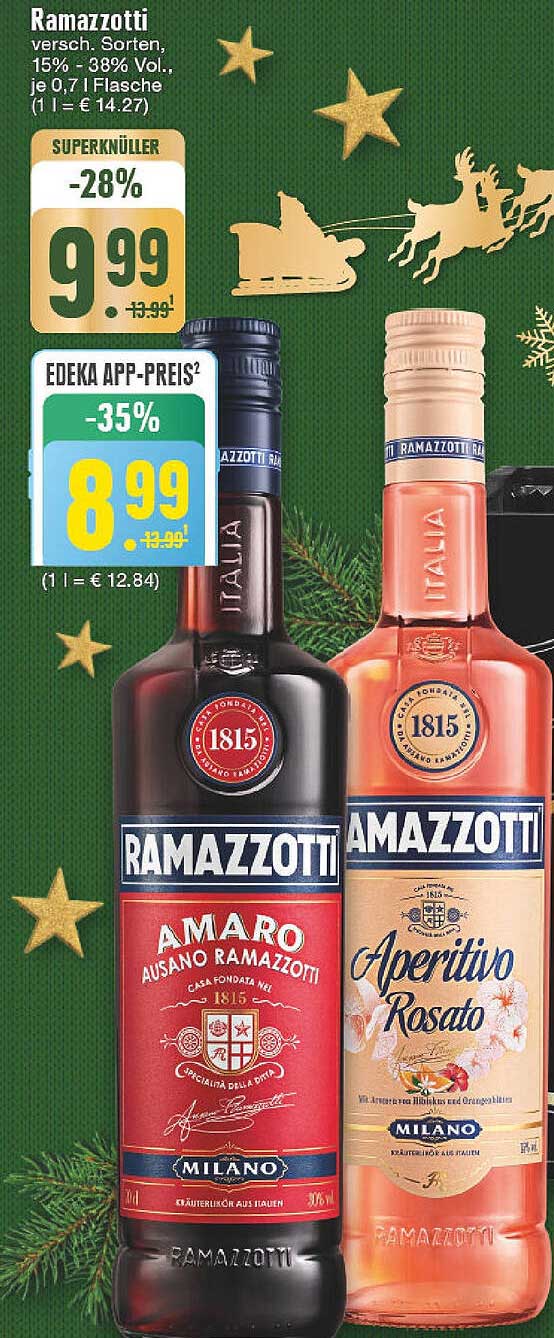 Ramazzotti Amaro und Aperitivo Rosato