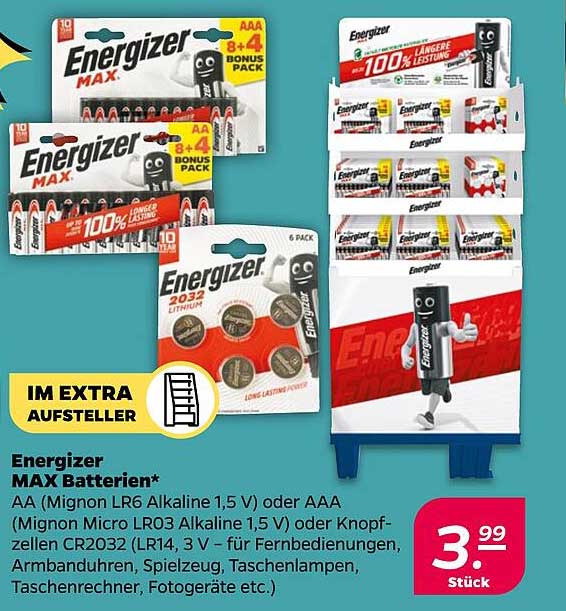 Energizer MAX Batterien*