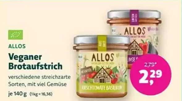 ALLOS Veganer Brotaufstrich