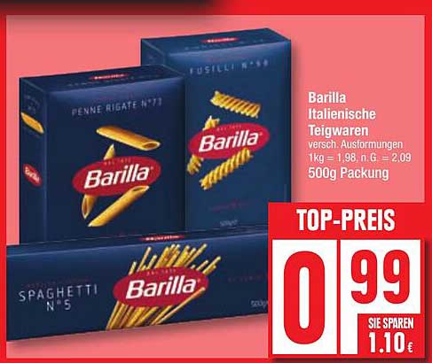 Barilla Italienische Teigwaren