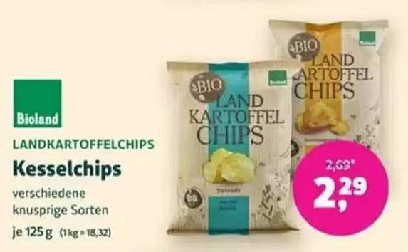 Bioland LANDKARTOFFELCHIPS Kesselchips