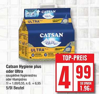 Catsan Hygiene plus oder Ultra