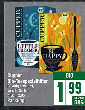 Cupper Bio-Teespezialitäten