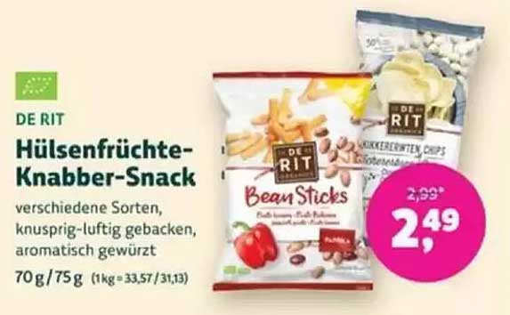 DE RIT Hülsenfrüchte-Knabber-Snack