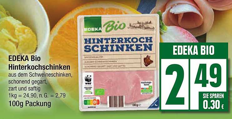 EDEKA Bio Hinterkochschinken