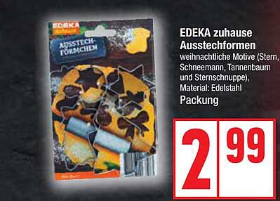 EDEKA zuhause Ausstechformen