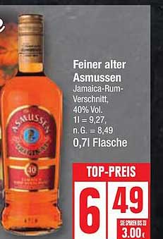 Feiner alter Asmussen Jamaica-Rum-Verschnitt