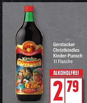 Gerstacker Christkindles Kinder-Punsch 1l Flasche