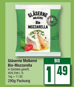 Gläserne Molkerei Bio-Mozzarella