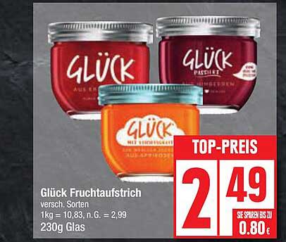 Glück Fruchtaufstrich