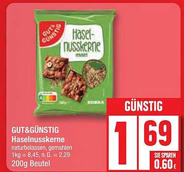 GUT&GÜNSTIG Haselnusskerne