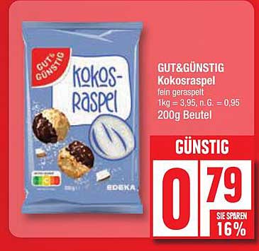 GUT&GÜNSTIG Kokosraspel